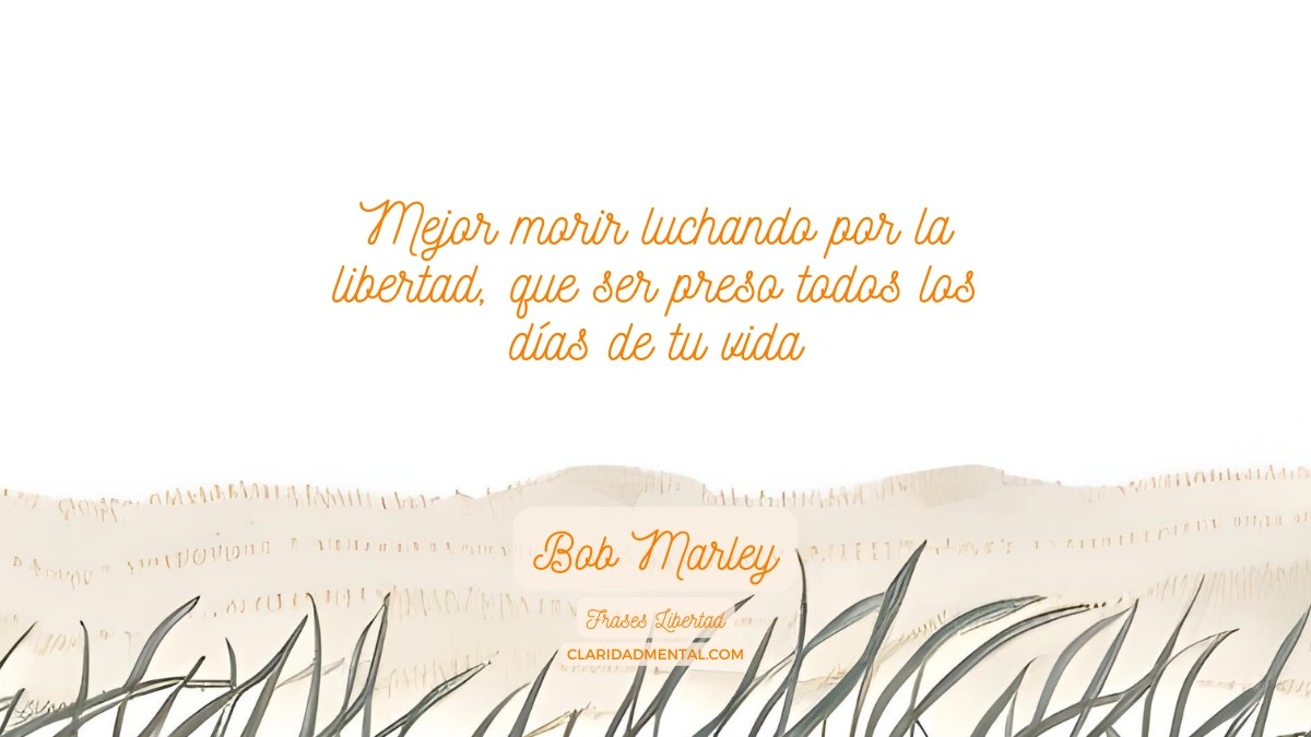 Bob Marley: Mejor morir luchando por la libertad, que ser preso todos los  días de tu vida, image size:1200x675